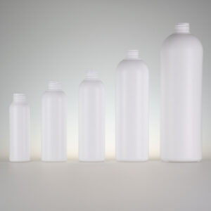 Flasche Tall Boston HDPE weiss