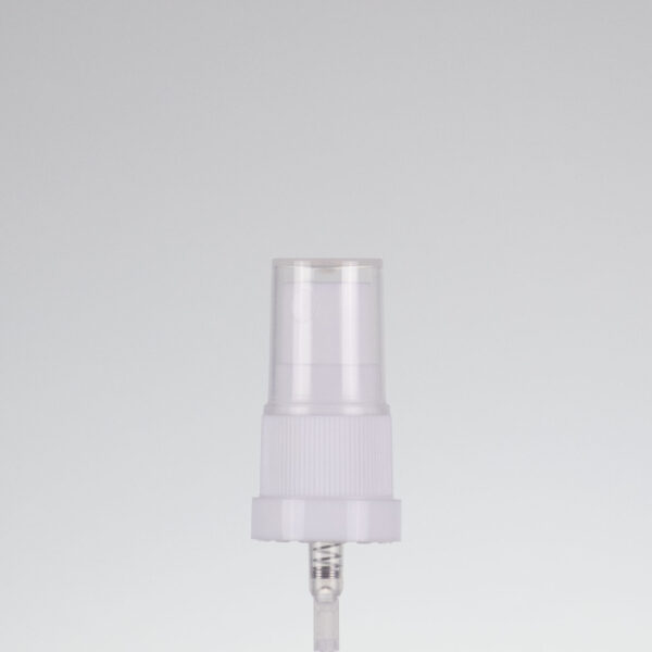 Spraypumpe DIN 18 mit Kragen weiss 0.12 ml/Hub inkl. PS Kappe