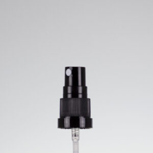 Spraypumpe DIN 18x3 168 mit Kragen schwarz 0.12 ml/Hub inkl. PS Kappe schwarz