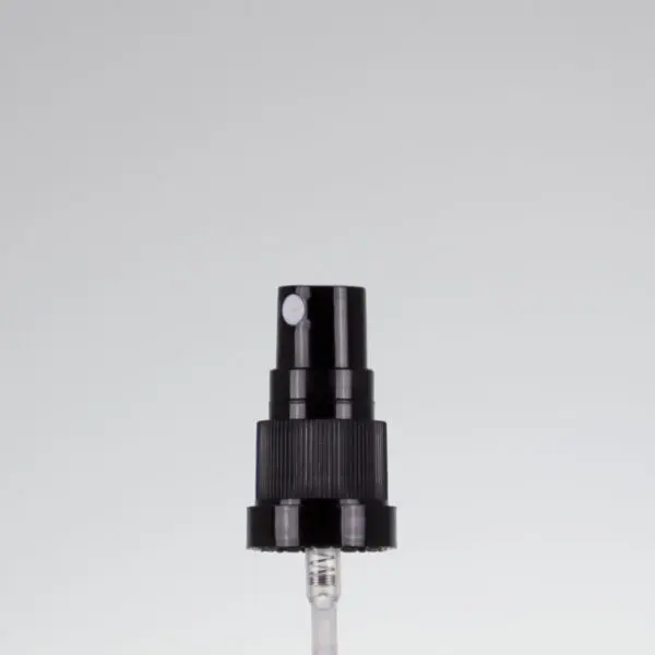 Spraypumpe DIN 18x3 168 mit Kragen schwarz 0.12 ml/Hub inkl. PS Kappe schwarz