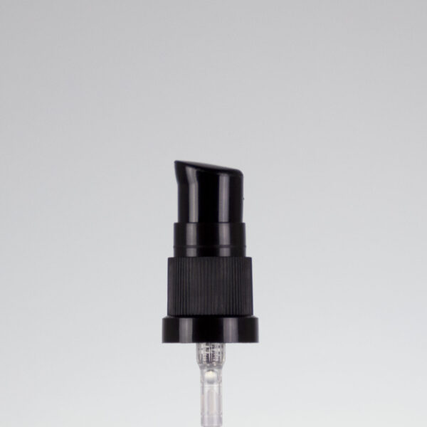 LotionPumpe DIN 18x3 168 schwarz 0.4 ml/Hub, inkl. Sicherheitsclip schwarz